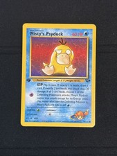 Vintage Pokémon TCG 1st Edition Misty's Psyduck 90/132 Gym Challenge LP CLEAN! on eBay