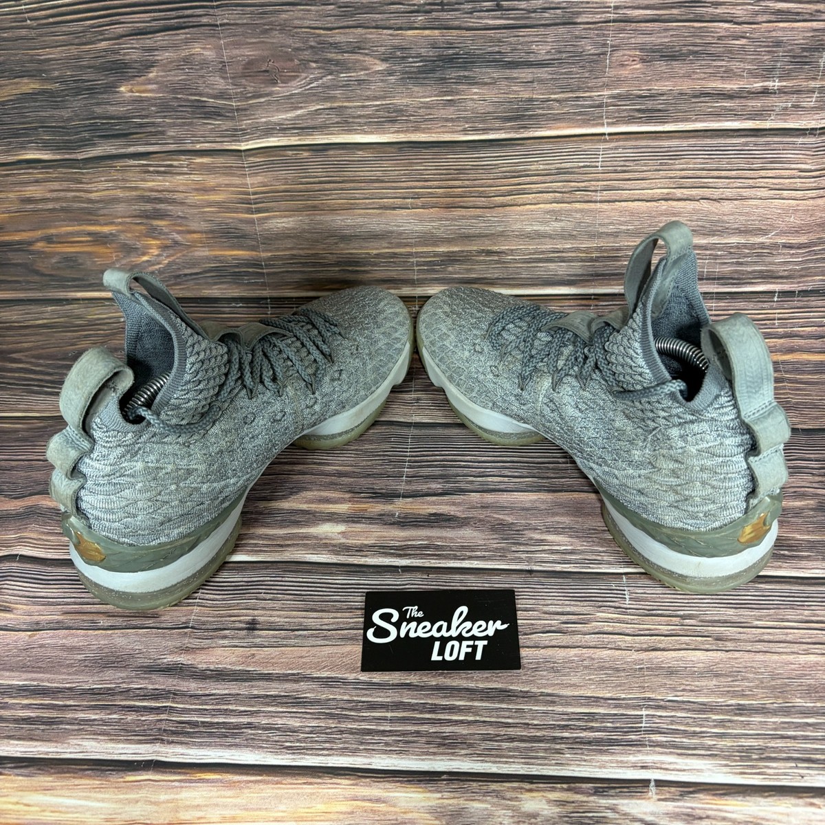 Nike Lebron 15 City Edition Wolf Grey Men display picture 1