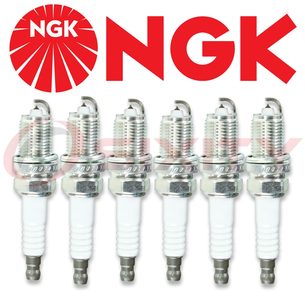 6 pcs - NGK Laser Iridium Spark Plugs #4589 - for Toyota Lexus OEM Set IFR6T-11