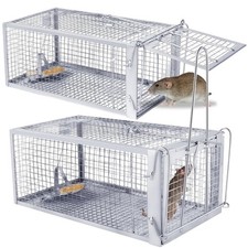 Kwaiyole Large Human Rat Traps,2 Pack and Mouse Effective Live 2, Silver