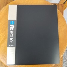 NEW Itoya Art Portfolio Black 8.5 " x 11" - 24 Pages Unused Profolio