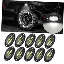 Rock Lights Pure LED Lights for Car SUV Ambient Underglow Lights 10 Pods White