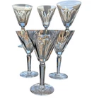 (6) Vintage Waterford Crystal SHEILA Claret Wine Glass 6 1/2" Gothic Mark