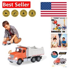 7-Inch Battery-Powered Dump Truck Toy with Realistic Lights  Sounds for Kids