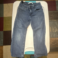 Levi's 511 Slim Fit Boys Denim Cotton Jeans Medium Wash Sz 4-5 yrs