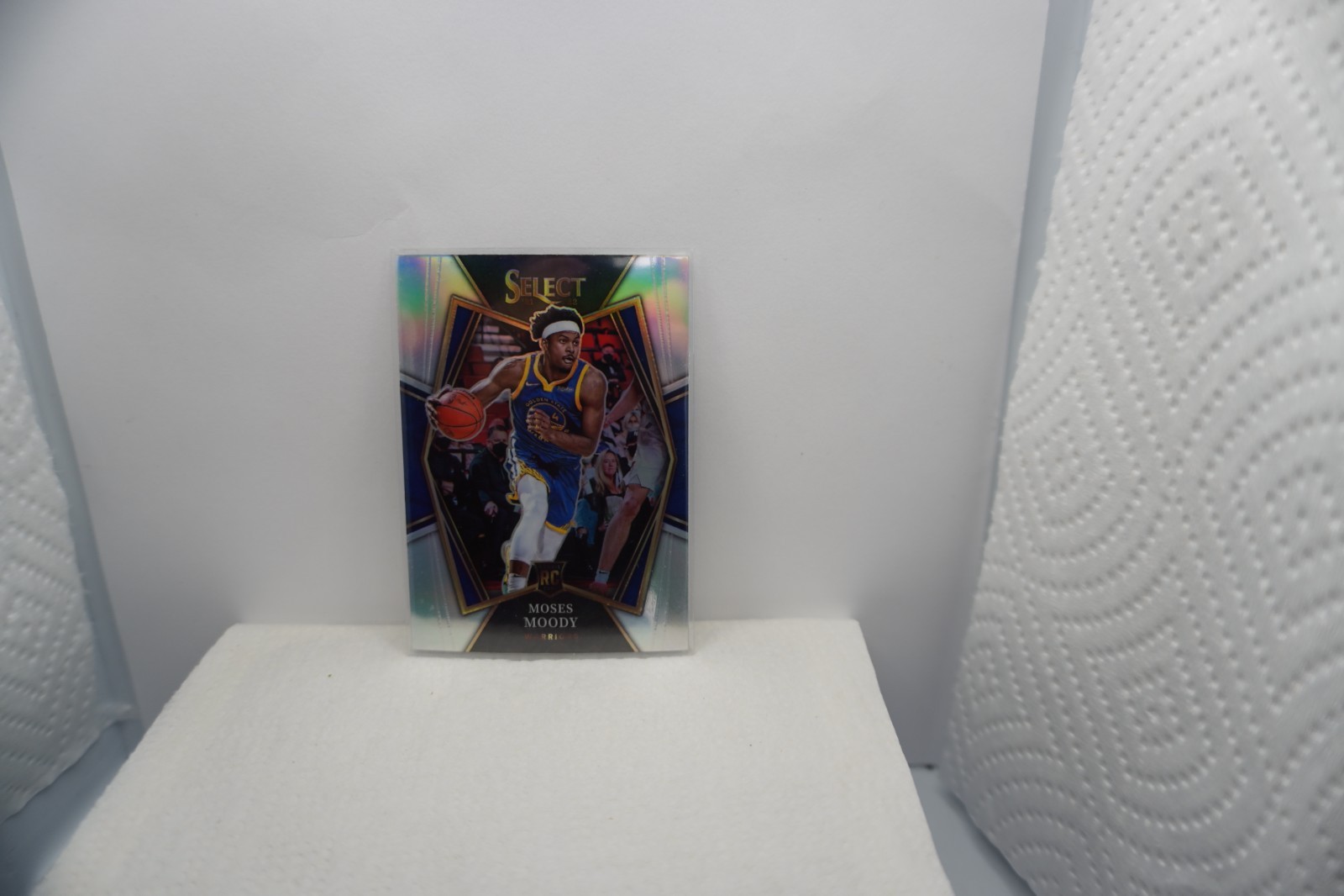 2021-22 Panini Select - Premier Level  Moses Moody #187 Silver Prizm