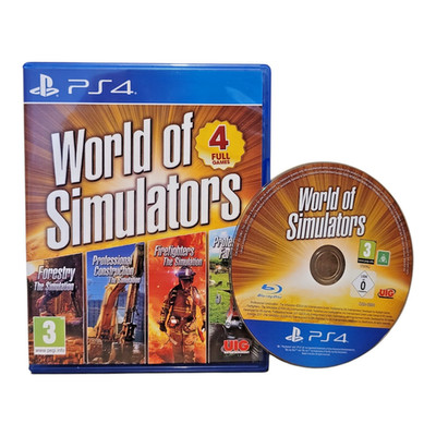 PS4 World Of Simulators - Forst Feuerwehr Bau Profi Bauer