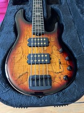 Ernie Ball Music Man StingRay 5HH Bass– 35th Anniversary – Rare Spalted Maple.