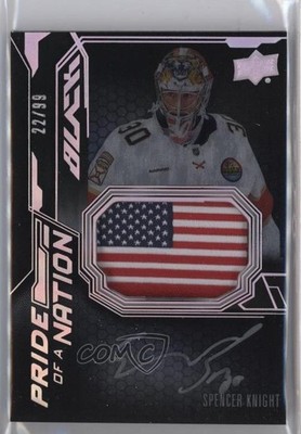 2023-24 SPx 2023-24 Update 22/99 Spencer Knight #PON-SK Patch Auto 1t3j