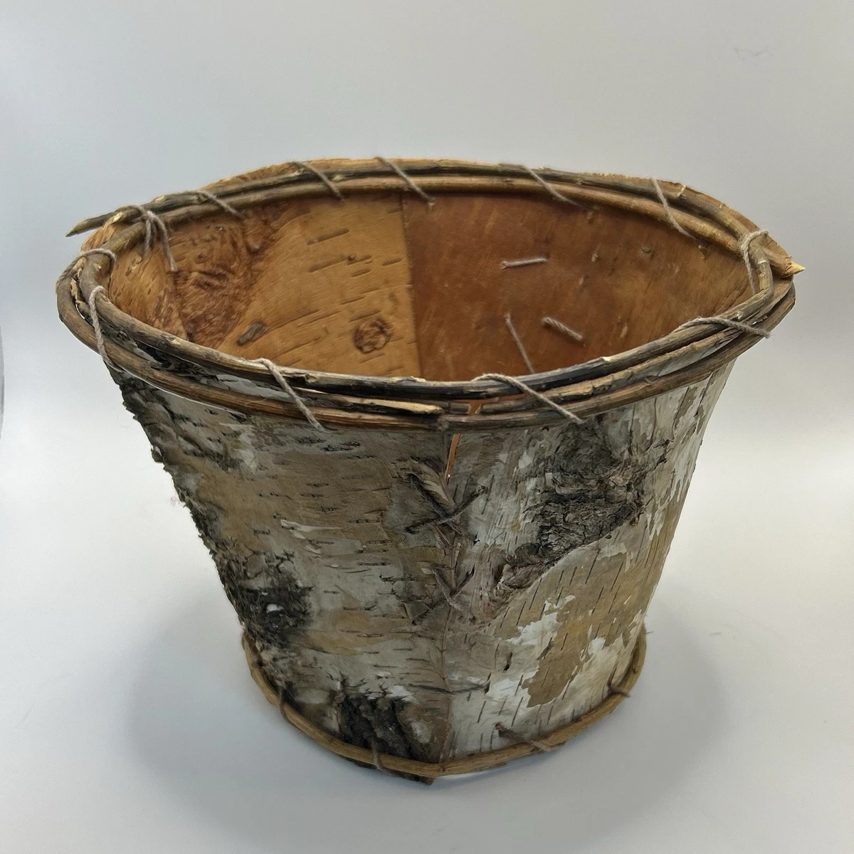 birch bark basket products for sale | eBay