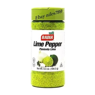 1 Badia Lime Pepper Seasoning 6.5oz BB: 01/2031