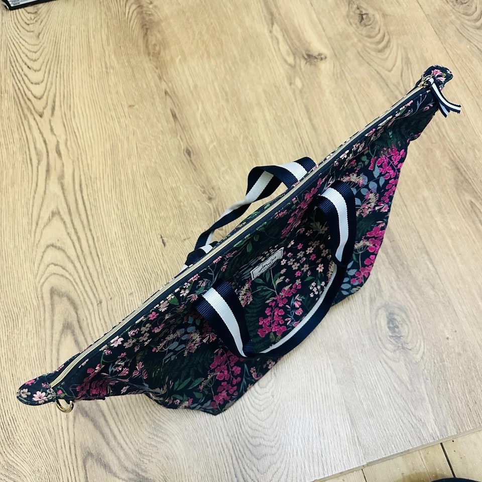 Joules Pretty Floral Handbag Small Luggage Bag - image 3 of 4