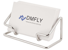 Business Card Holder for Desk, Metal Cute Card Display Stand, Compatible with Va
