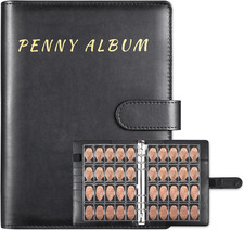 Pressed Penny Collector Book 236 Coins, Quarter and Nickel Storage