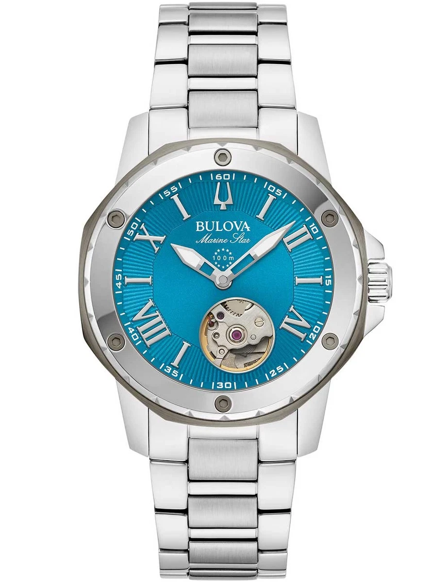 Bulova Marine Star 96B256 - Orologio Uomo Cronografo Al Quarzo, Cassa 43mm In Acciaio - 3