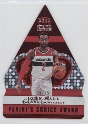 2017 Panini Crown Royale Panini's Choice Awards Red 27/75 John Wall #PC-43 0a6