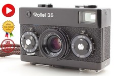 CLA'd All Works N MINT Rollei 35 Black 35mm MF Film Camera Compact From JAPAN