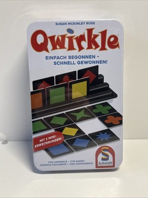Spiele Qwirkle, Spiel des Jahres 2011, Bring mich mit Spiel in Der Metalldose...