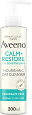 AVEENO Face CALM+RESTORE Nourishing Oat Cleanser (1X 200Ml), Non-Foaming Face Ca