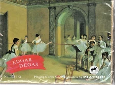 Edgar Degas Vintage Playing Cards Piatnik Double Deck Made In Austria No. 2254