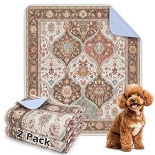 INVENHO 2PACK Washable Pee Pads for Dogs, Reusable Dog Pads Upgrade Non-Slip ...
