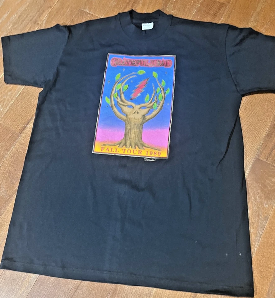 Camisa Grateful Dead Original Vintage Tour 89 XL, Nunca Usada/Lavada Foto 2 de 4
