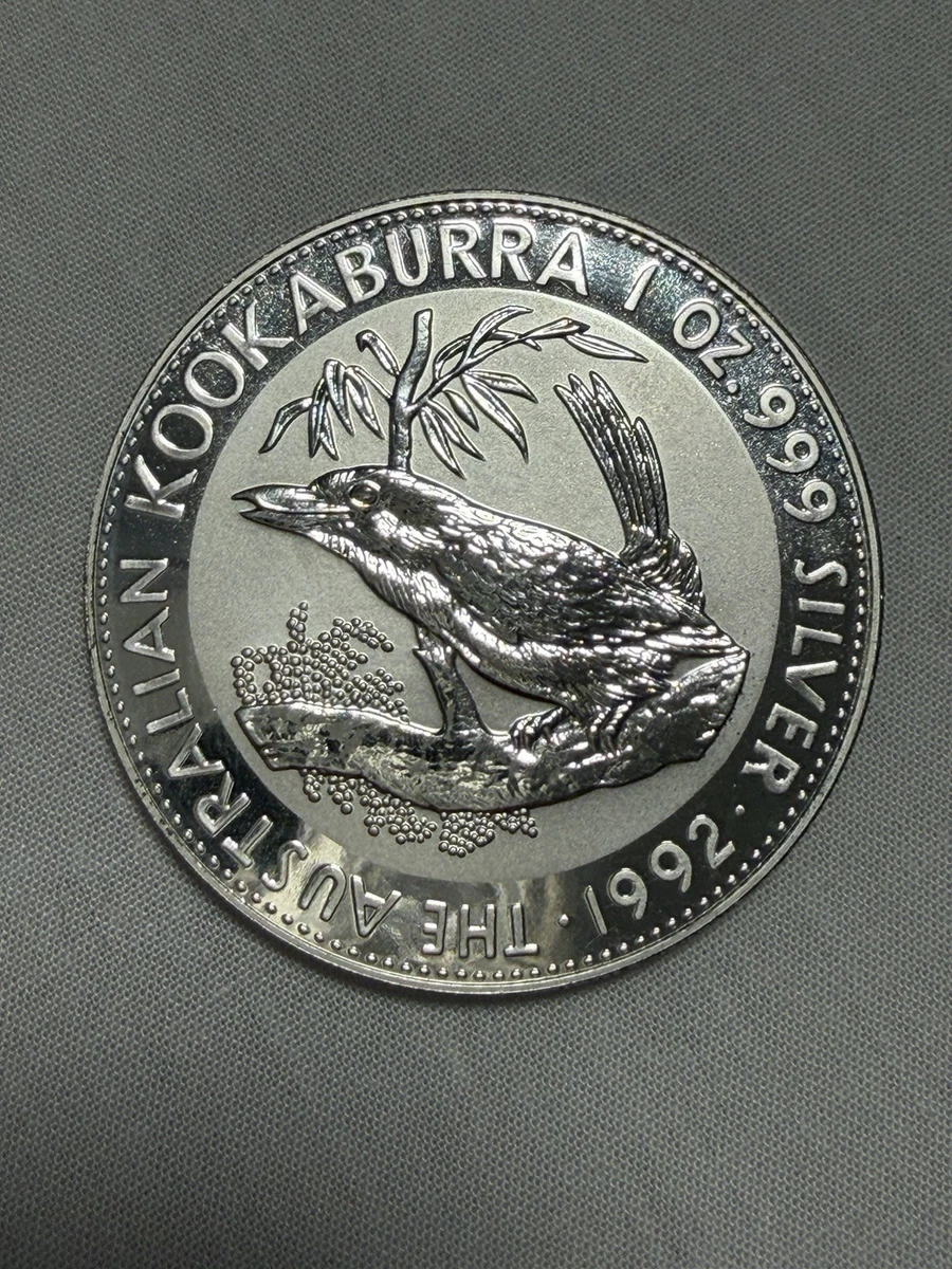 1992年 オーストラリア 1ドル銀貨 kookaburra silver coin エリザベス2