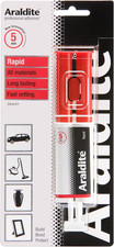Image of Araldite 2-Part Rapid Epoxy Syringe, 24Ml. Strong, Fast Setting Glue & 24Ml
