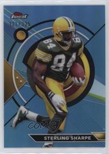 2023 Composite Topps Finest Sky Blue Refractor 321/325 Sterling Sharpe #186 10dj