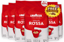 Lavazza Qualita Rossa Coffee Beans, Pack of 6, 6 x 1000g 20.92 per kilo