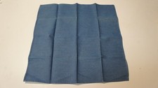 Brunello Cucinelli Cotton Pocket Square Blue Italy