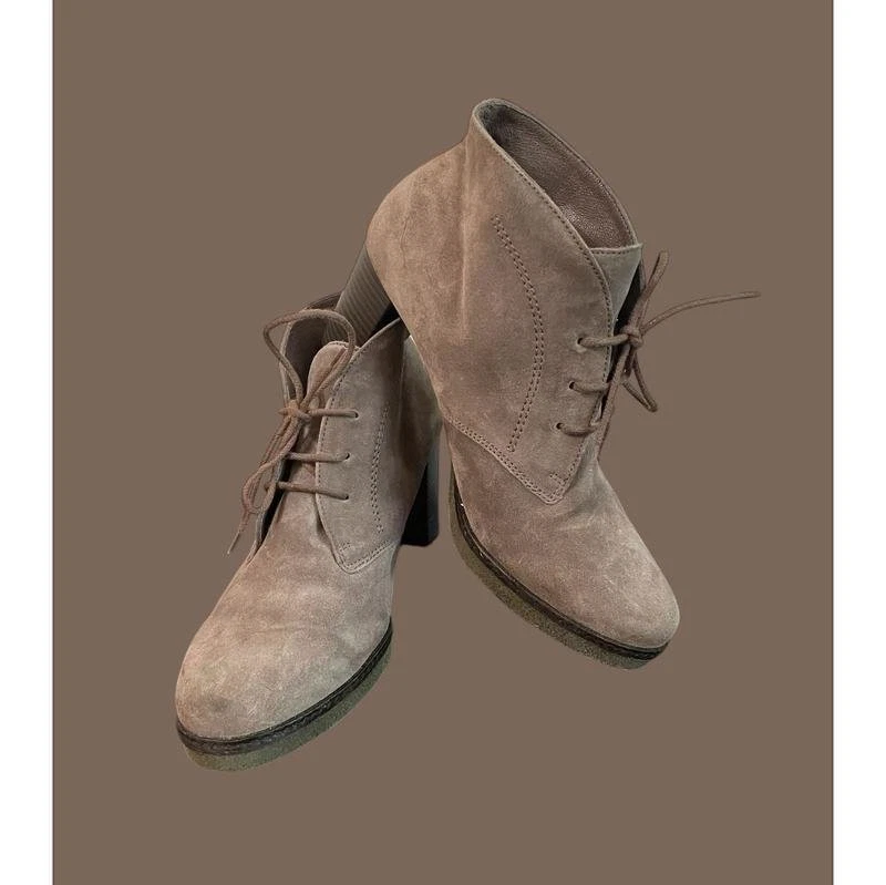 Women Gabor Ankle Boots Beige Suede 38.5 - Bild 1 von 4