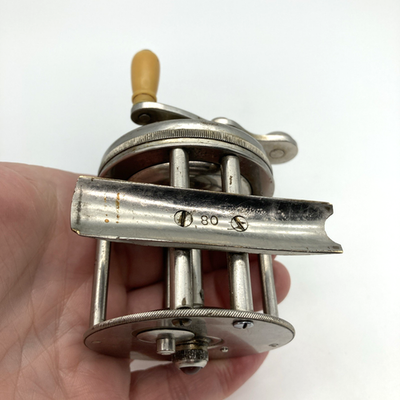 bakelite fishing reels Vintage Bakelite Brass Fishing Reel with Two Handles Rustic Coastal Be   Phoenix Menswear