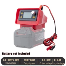 Portable Adjustable DC Power Supply To Fits OZITO/Einhell 18V Lithium Battery
