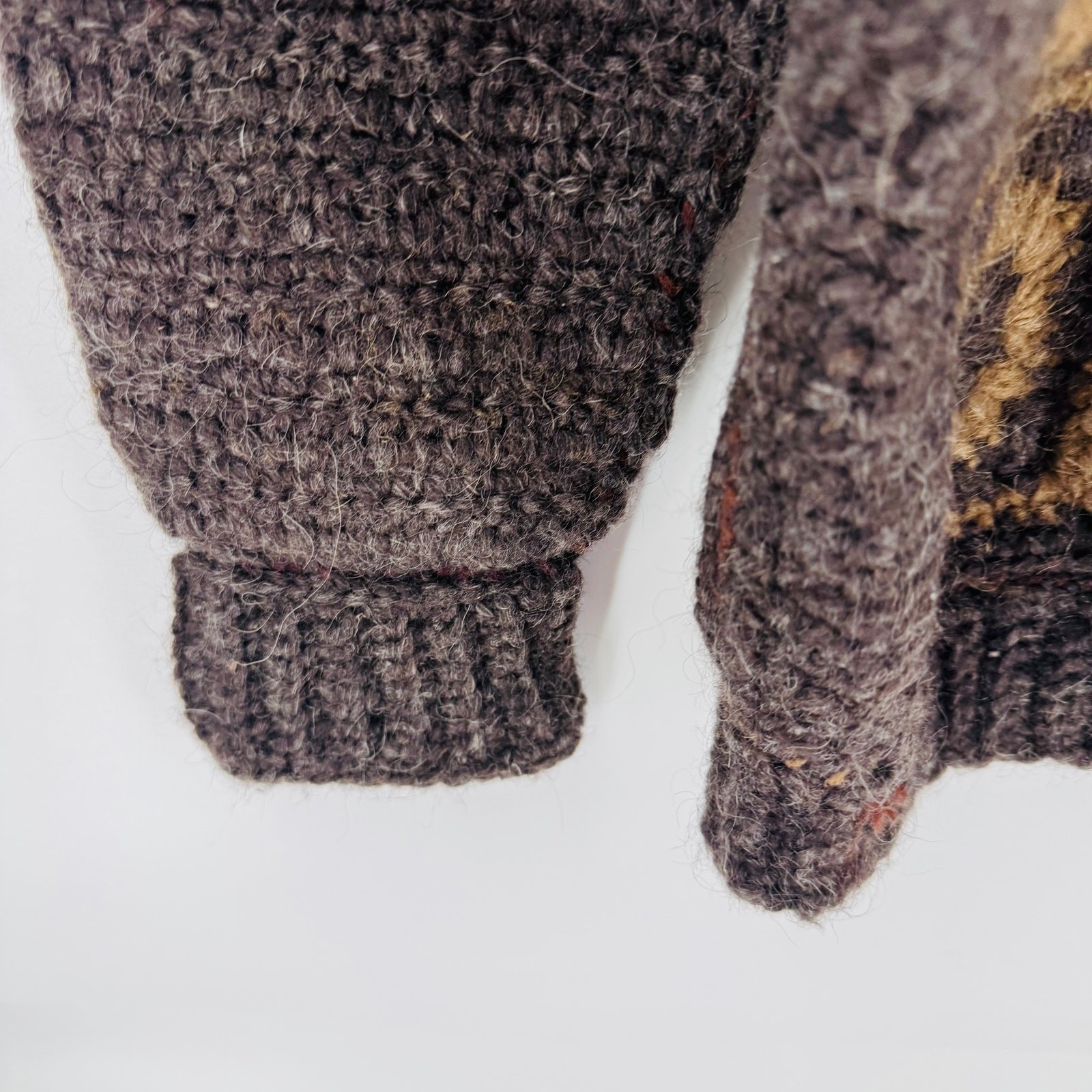 Handmade Crochet Patchwork Sweater Boho Chunky Kn… - image 4