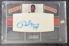 Paul George Rookie Patch On-Card Auto /299 #110 - 2010-11 Panini Timeless (RC). rookie card picture