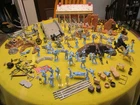 Large Vintage Marx Battle Of The Blue & Gray Civil War Play Set Lot