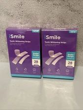 iSmile Teeth Whitening Strips 2 Boxes (28 Strips Per Box) Sealed Coconut Flavor