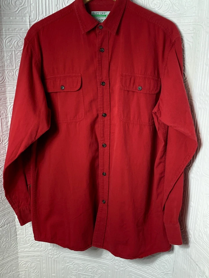 Camisa ORVIS Para Hombres Buzz Off-insect Repelente Abotonada Talla M Foto 2 de 3