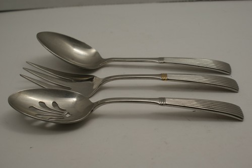 Cubiertos de acero inoxidable Lenox Citation Gold 18/8 Kirk Stieff elige tenedores cucharas cuchillo - Imagen 13 de 34