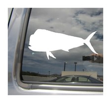 Mahi Mahi Fish Dolphinfish - Fishing Auto Window Vinyl Decal Sticker 01048