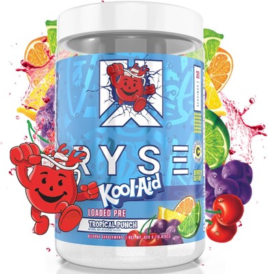 Ryse Loaded Pre Workout Powder Supplement for Men & Women | Pumps, Energy, Focus