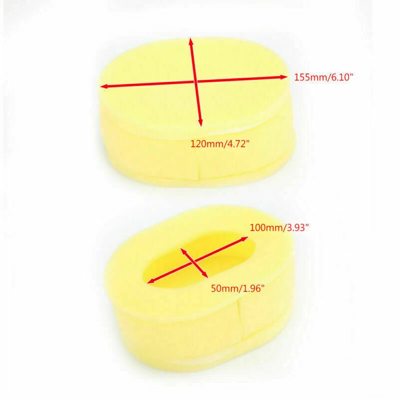 Foam Air Filter Cleaner For Suzuki SP125 SP200 DR200S DR200SE DR125 S/SE 85-17 - Image 2 of 4