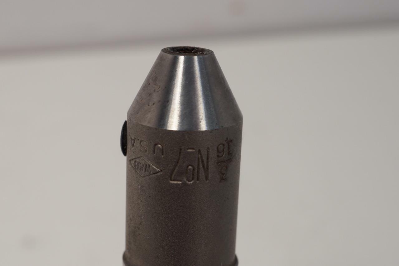 New W&B USA Made No. 7 Brown & Sharpe 3/16" Tanged End Mill Holder
