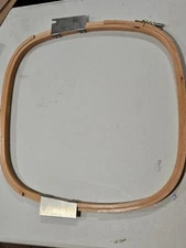 Melco Amaya Embroidery Machine Double Height Wood Hoop "Big Red"