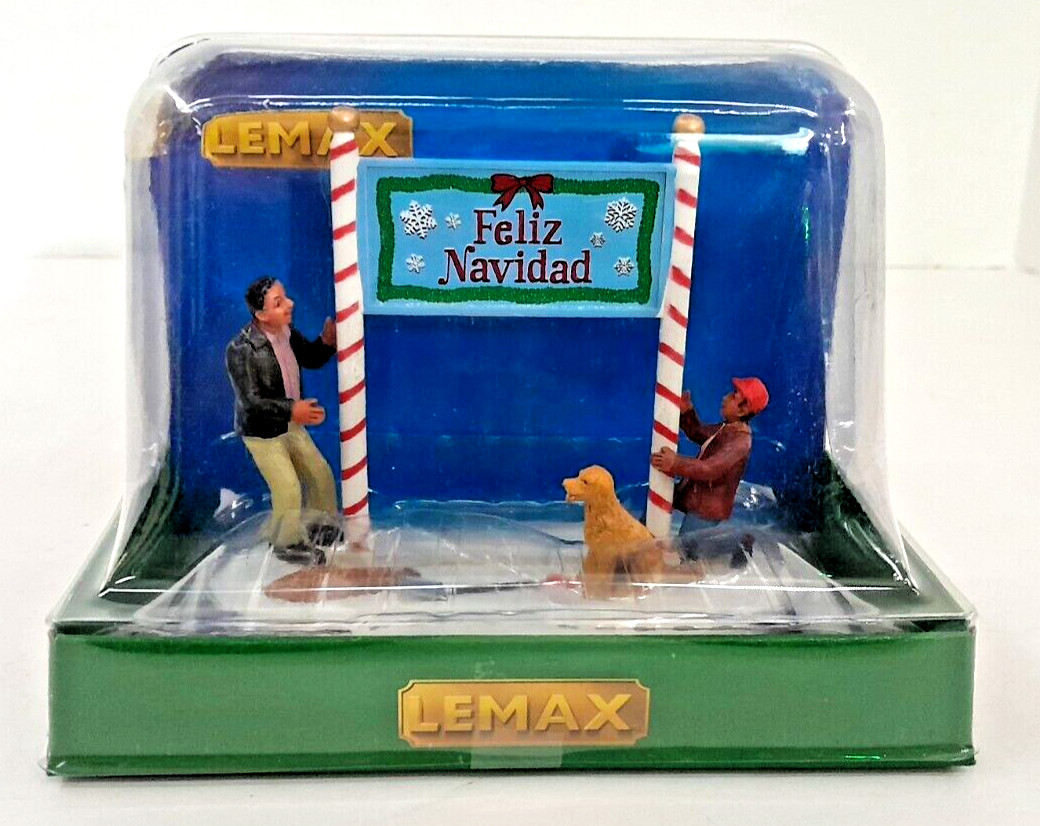 Lemax 2018 Feliz Navidad Holiday Season #83352 Prosperous New Year, Retired 2022