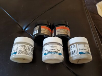 NEW (3) Christophe Robin Cleansing Purifying Scalp Scrub & (2) Regenerating mask