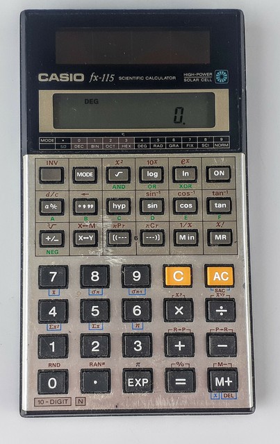 casio fx 115 scientific calculator