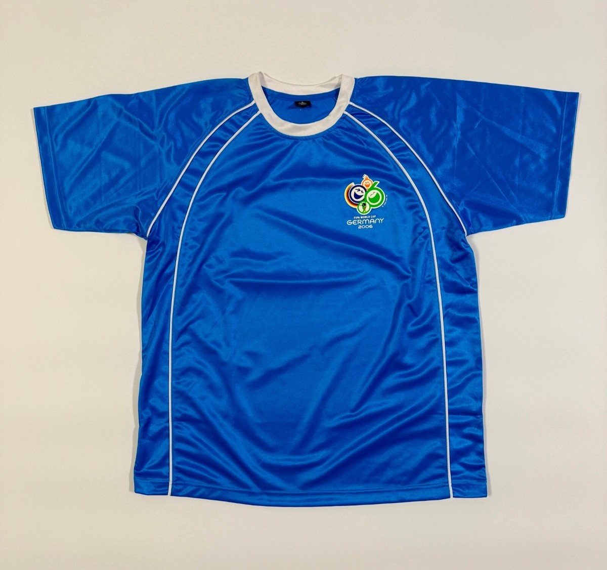 CZECH REPUBLIC NATIONAL TEAM WORLD CUP 2006 BLUE FOOTBALL JERSEY