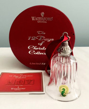 Waterford Crystal 12 Days of Christmas 9 Ladies Dancing Bell Ornament Mint IOB